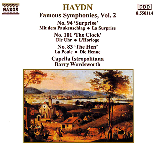 HAYDN: Symphonies, Vol. 2 (Nos. 83, 94, 101) - 8.550114