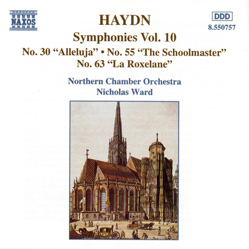 HAYDN: Symphonies, Vol. 10 (Nos. 30, 55, 63) - 8.550757 HAYDN: Symphonies, Vol. 10 (Nos. 30, 55, 63) - 8.550757
